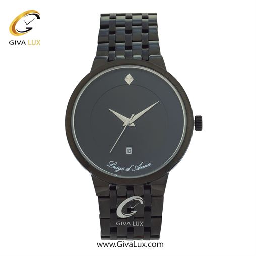 ساعت مچی اورجینال مردانه LdA | لوئیجی د آنا | Luigi d'Ana مشکی | مشکی| مشکی| کد رفرنس 2358